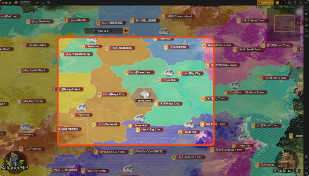 Zoom out of the map so you can choose which cities/areas you want to visit.