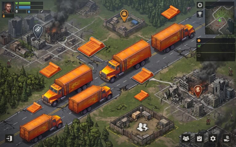 Illustration of Last Z Trucks and Bounties